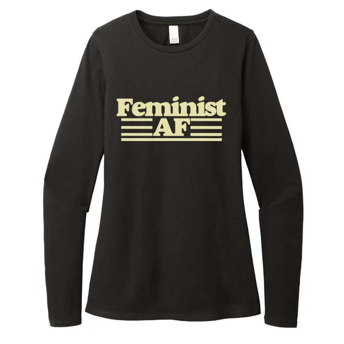 Feminist Af Gift Womens CVC Long Sleeve Shirt