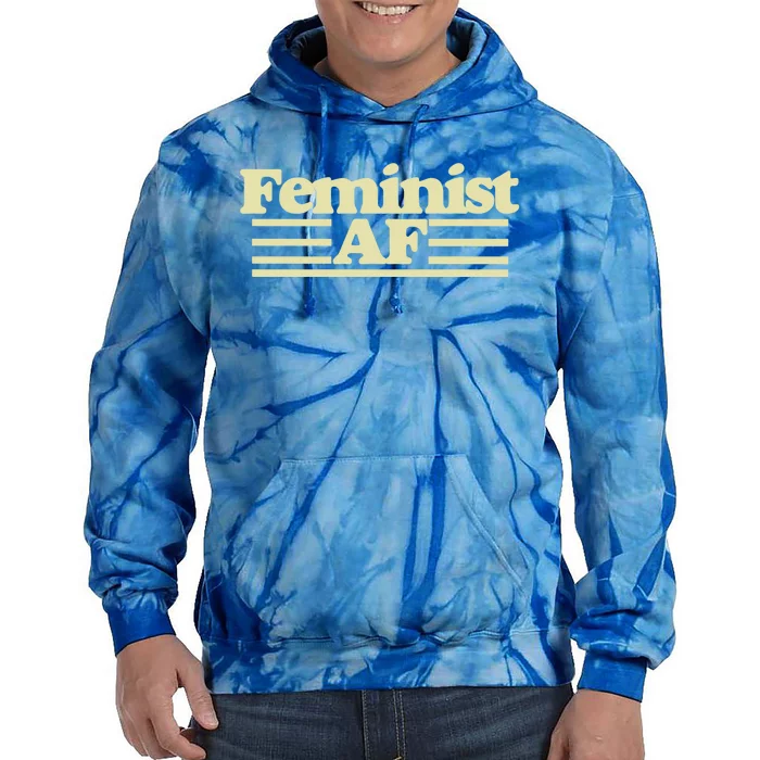 Feminist Af Gift Tie Dye Hoodie