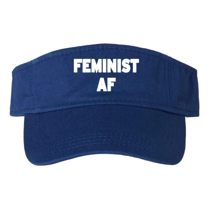 Feminist Af Gift Valucap Bio-Washed Visor