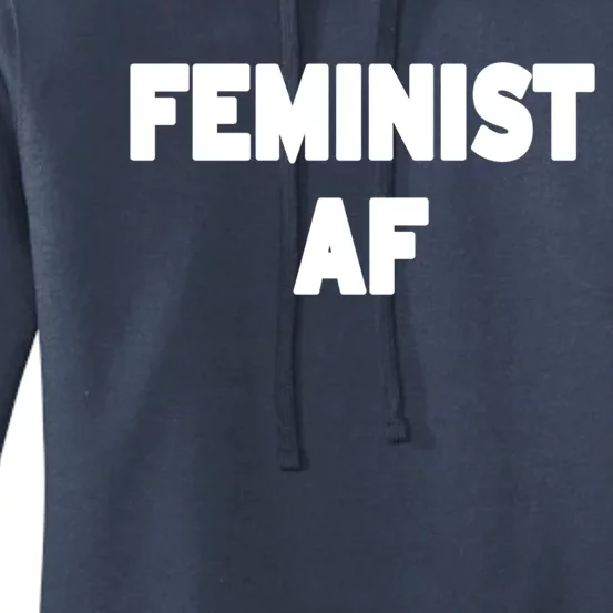 Feminist Af Gift Women's Pullover Hoodie