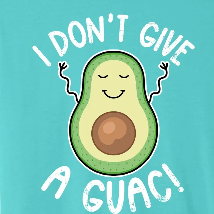 Funny Avocado Gift I Don't Give A Guac Gift Vegan Gift ChromaSoft Performance T-Shirt