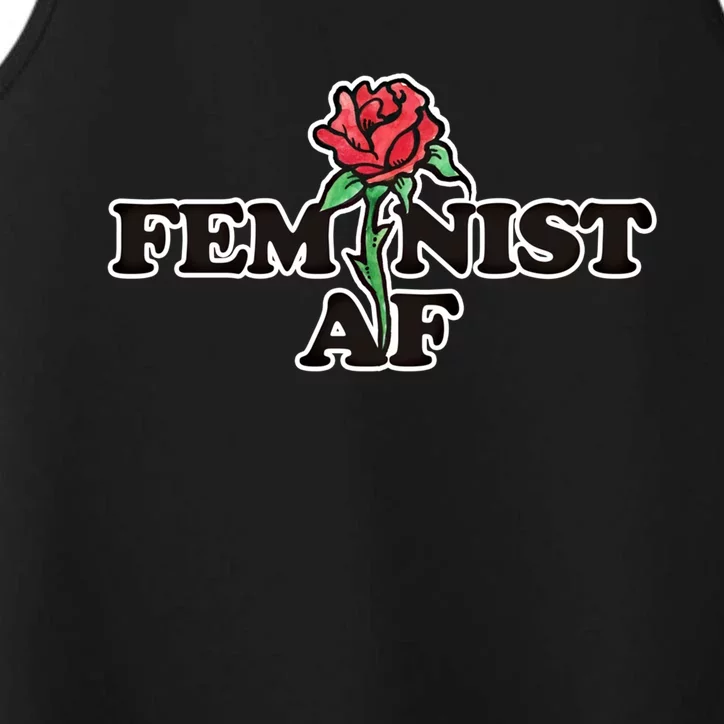 Feminist Af Gift Performance Tank