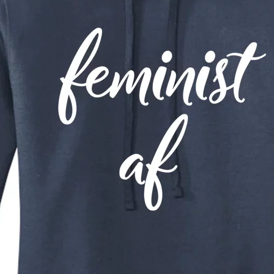 Feminist Af Gift Women's Pullover Hoodie