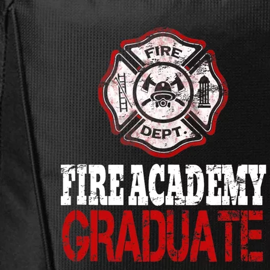 Fire Academy Graduate Fireman Graduation Gift City Backpack