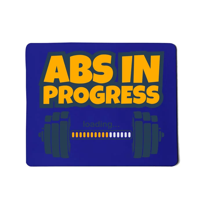 Funny Abs Gym Workout Weight Bars Loading Six Pack Abs Body Gift Mousepad