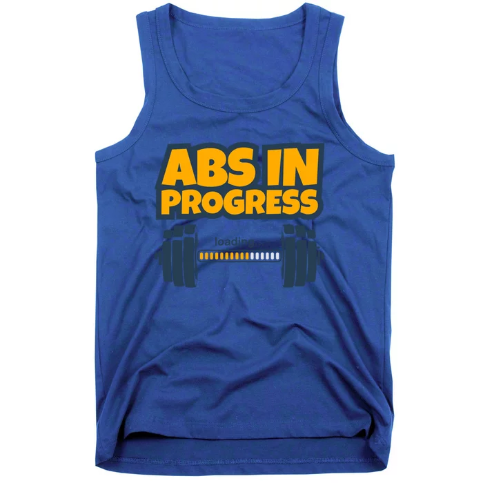 Funny Abs Gym Workout Weight Bars Loading Six Pack Abs Body Gift Tank Top