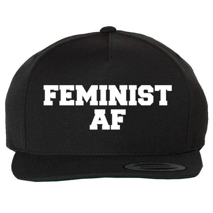 Feminist Af Gift Wool Snapback Cap