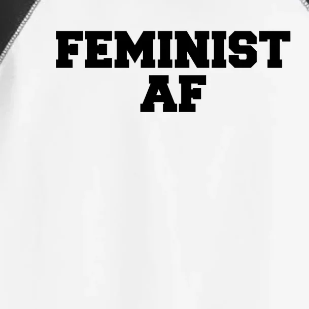 Feminist Af Gift Toddler Fine Jersey T-Shirt