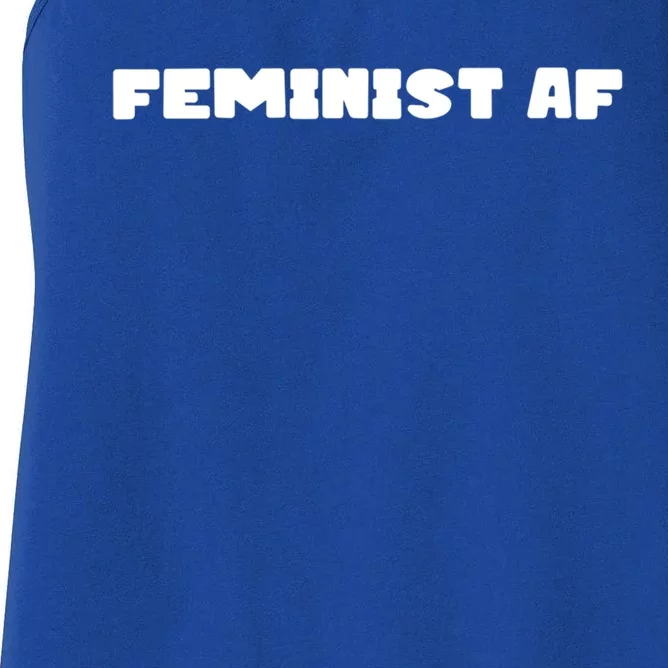 Feminist Af Gift Women's Racerback Tank