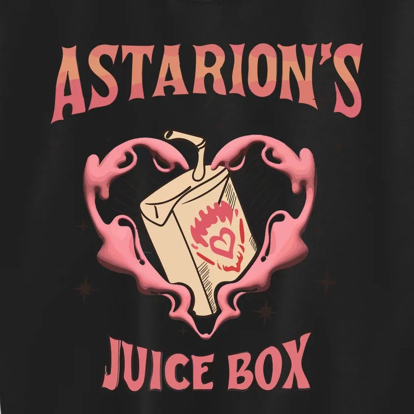 Funny Astarion Game Fan Juice Box Kids Sweatshirt