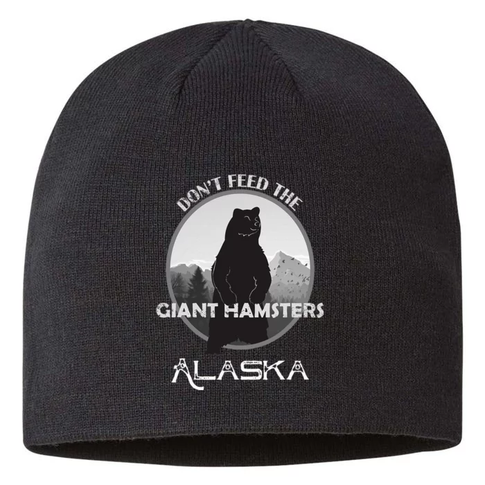 Funny Alaska Grizzly Bear Gift Kodiak Grizzlies Souvenir 8 1/2in Sustainable Knit Beanie