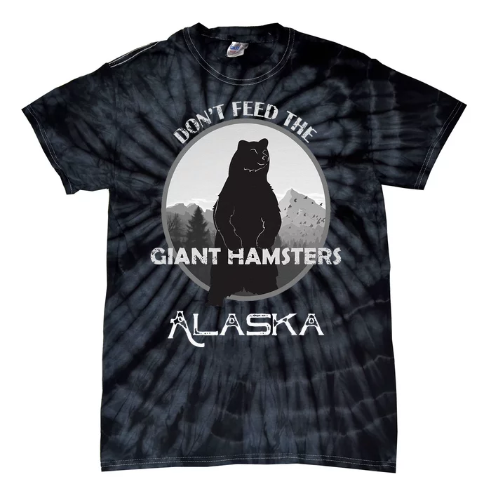 Funny Alaska Grizzly Bear Gift Kodiak Grizzlies Souvenir Tie-Dye T-Shirt