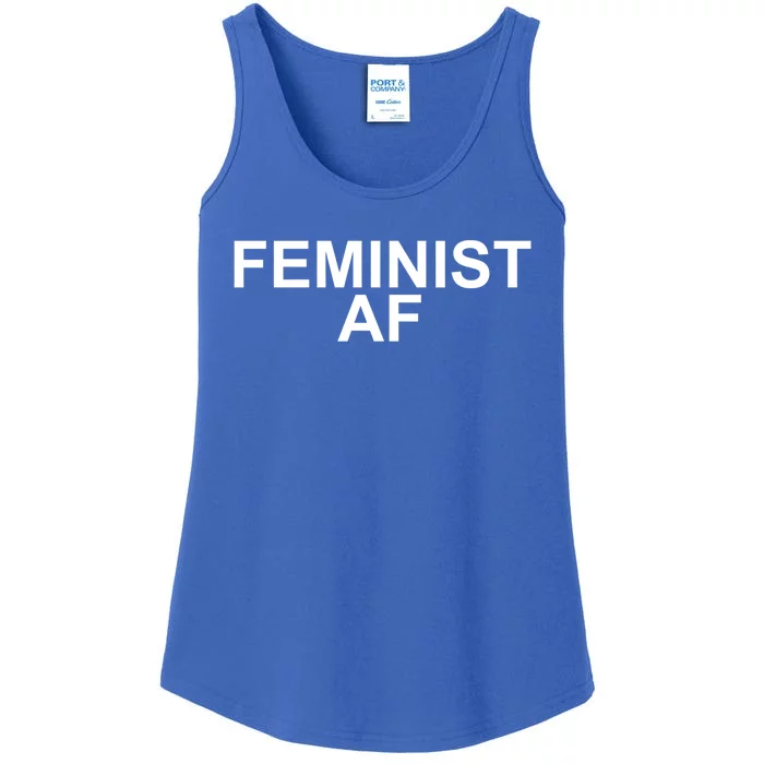 Feminist Af Gift And Feminism Cool Gift Ladies Essential Tank