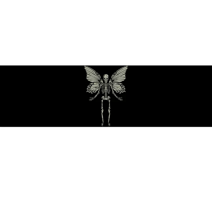 Fairycore Aesthetic Gothic Butterfly Skeleton Fairy Grunge Bumper Sticker