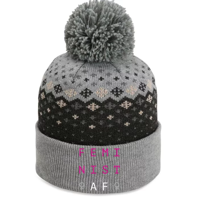 Feminist Af Gift Political Protest 'S Rights Cool Gift The Baniff Cuffed Pom Beanie