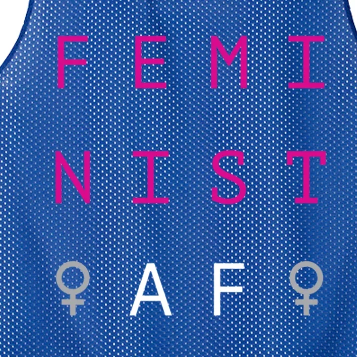 Feminist Af Gift Political Protest 'S Rights Cool Gift Mesh Reversible Basketball Jersey Tank