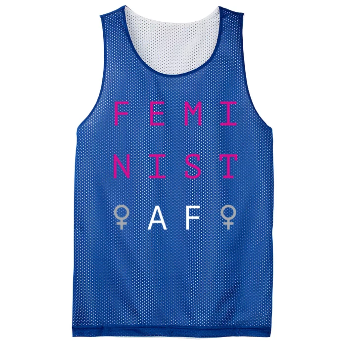 Feminist Af Gift Political Protest 'S Rights Cool Gift Mesh Reversible Basketball Jersey Tank