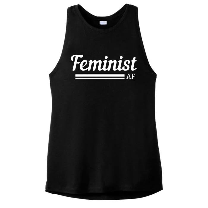 Feminist Af Gift Feminist Equality Movet Gift Ladies Tri-Blend Wicking Tank