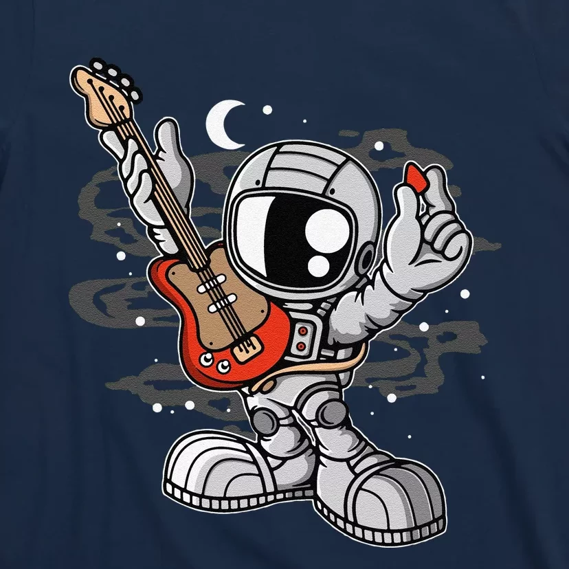 Funny Astronaut Guitar T-Shirt