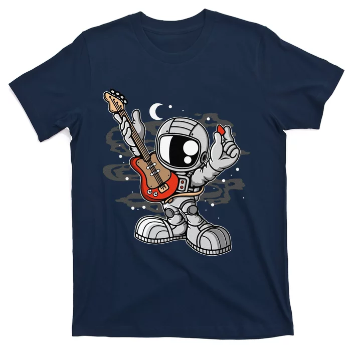 Funny Astronaut Guitar T-Shirt