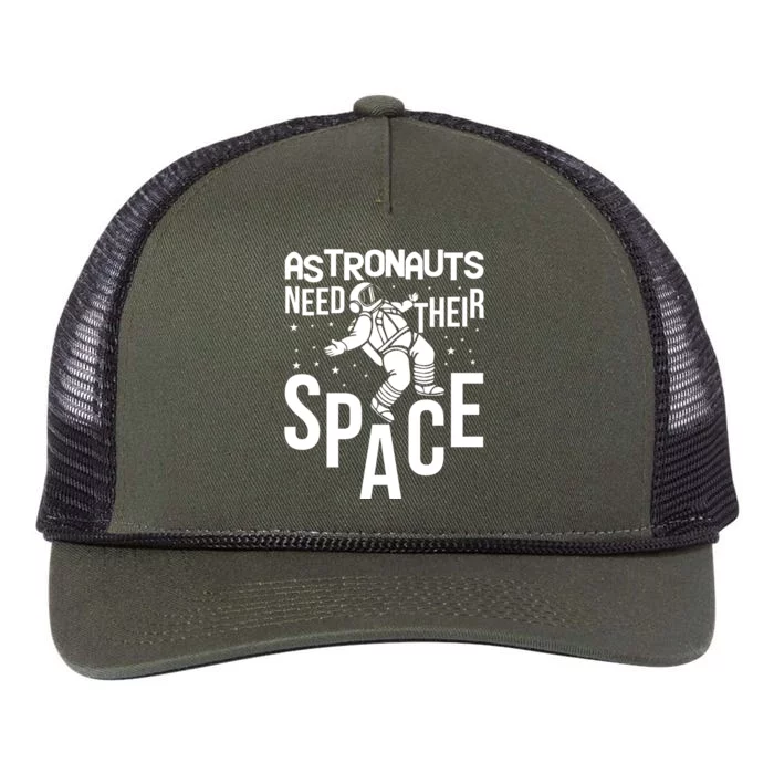 Funny Astronaut Graphic Tees Gift Astronauts Need Their Space Gift Retro Rope Trucker Hat Cap