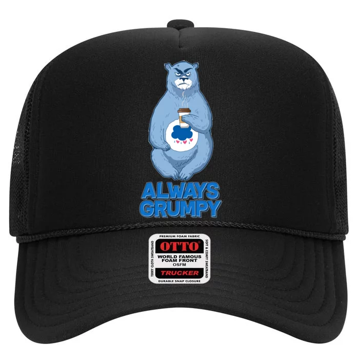 Funny Always Gumpy Bear High Crown Mesh Trucker Hat