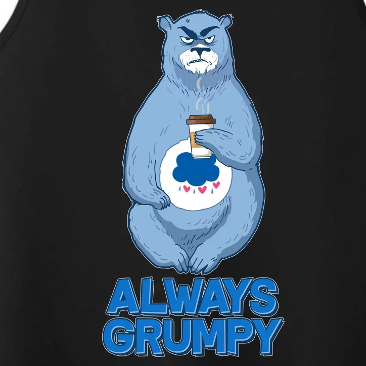 Funny Always Gumpy Bear Performance Tank