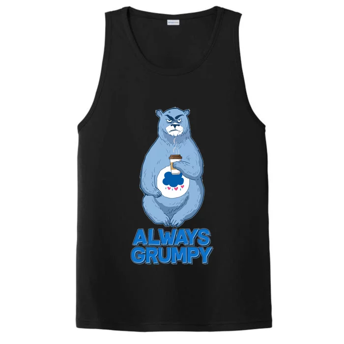 Funny Always Gumpy Bear Performance Tank