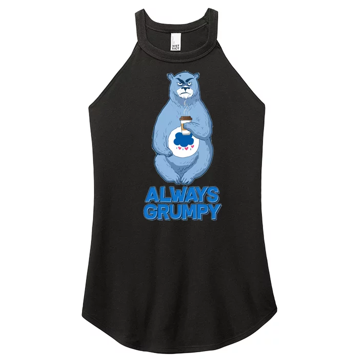 Funny Always Gumpy Bear Women’s Perfect Tri Rocker Tank