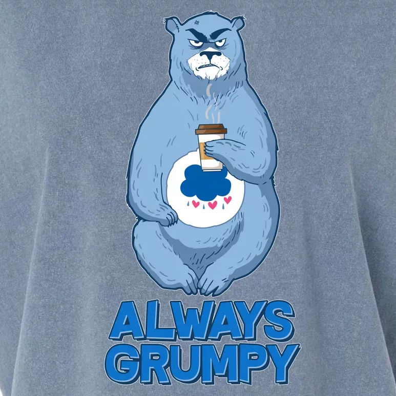 Funny Always Gumpy Bear Garment-Dyed Women's Muscle Tee