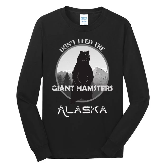 Funny Alaska Grizzly Bear Gift Kodiak Grizzlies Souvenir Tall Long Sleeve T-Shirt