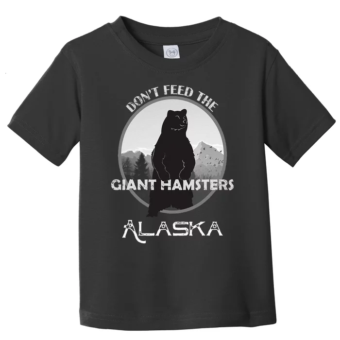 Funny Alaska Grizzly Bear Gift Kodiak Grizzlies Souvenir Toddler T-Shirt