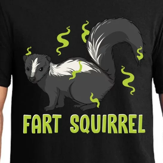 Funny Animal Gift Adults Fart Squirrel Gift Pajama Set