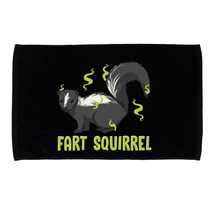 Funny Animal Gift Adults Fart Squirrel Gift Microfiber Hand Towel