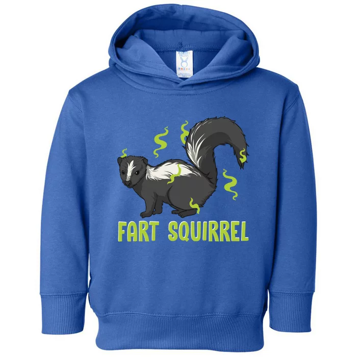 Funny Animal Gift Adults Fart Squirrel Gift Toddler Hoodie