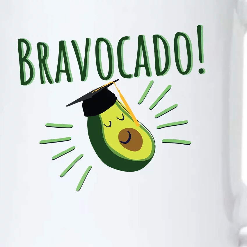 Funny Avocado Graduation Gift Bravocado Bravo Cado Cute Black Color Changing Mug