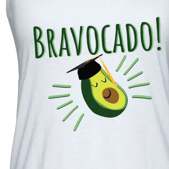 Funny Avocado Graduation Gift Bravocado Bravo Cado Cute Ladies Essential Flowy Tank