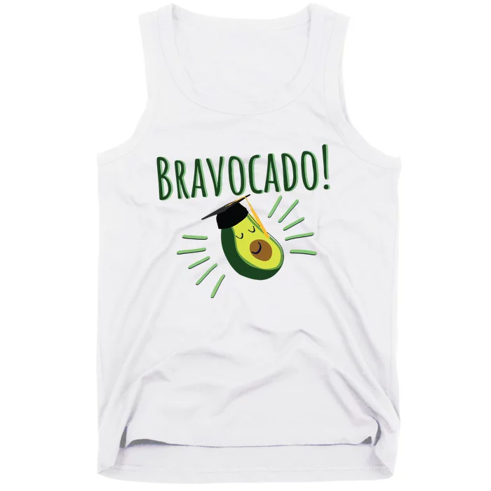 Funny Avocado Graduation Gift Bravocado Bravo Cado Cute Tank Top