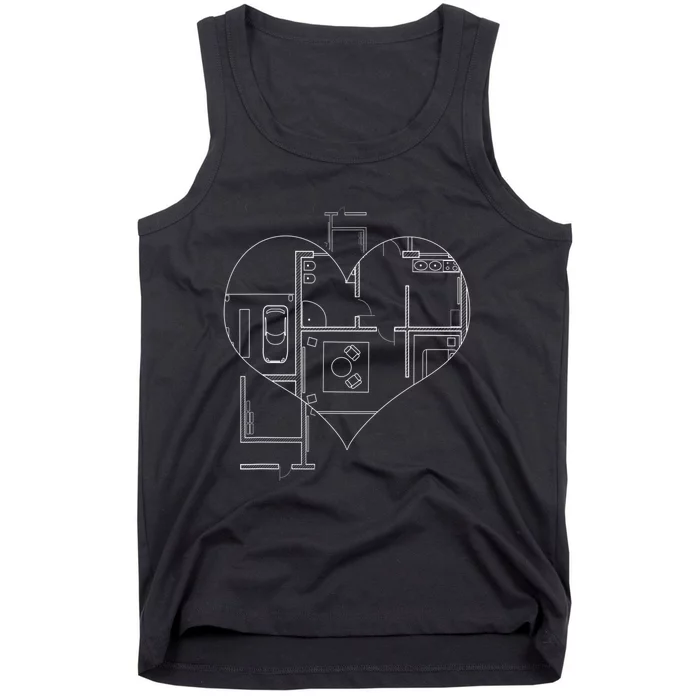 Funny Architect Graduation & Architect Student Architecture Tank Top