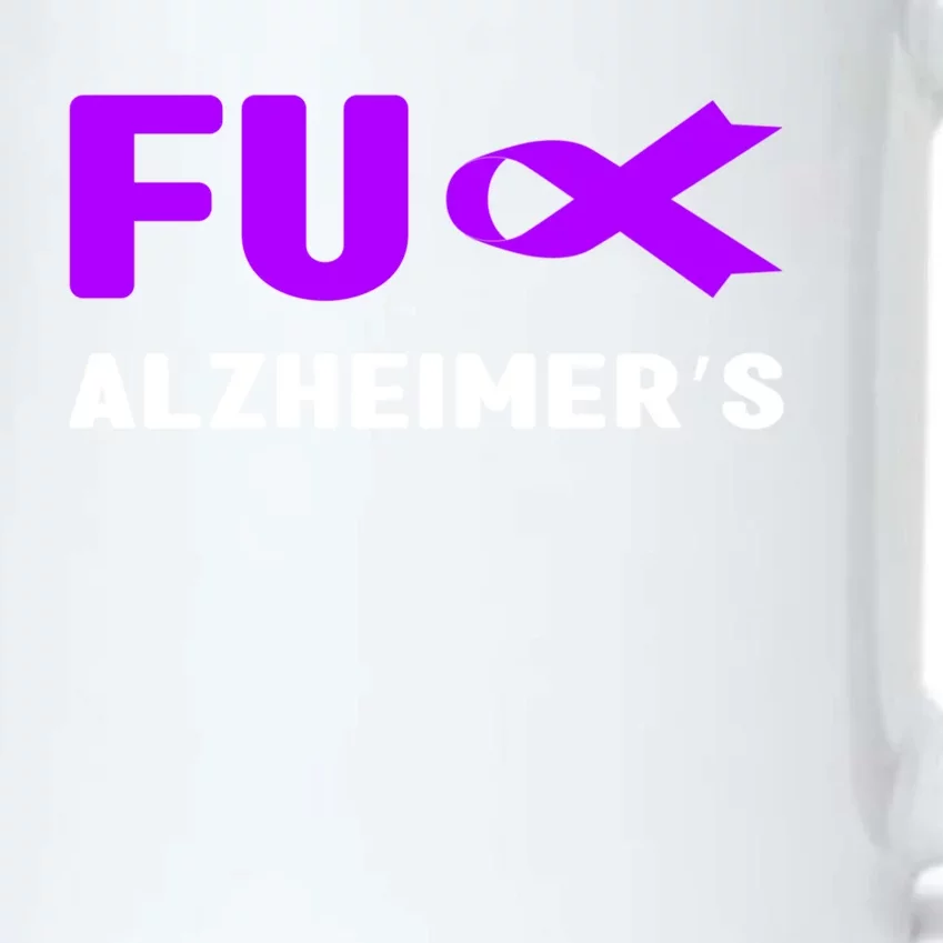 Fuck Alzheimer's Gift Fuck Detia Alzheimer's Awareness Gift Black Color Changing Mug