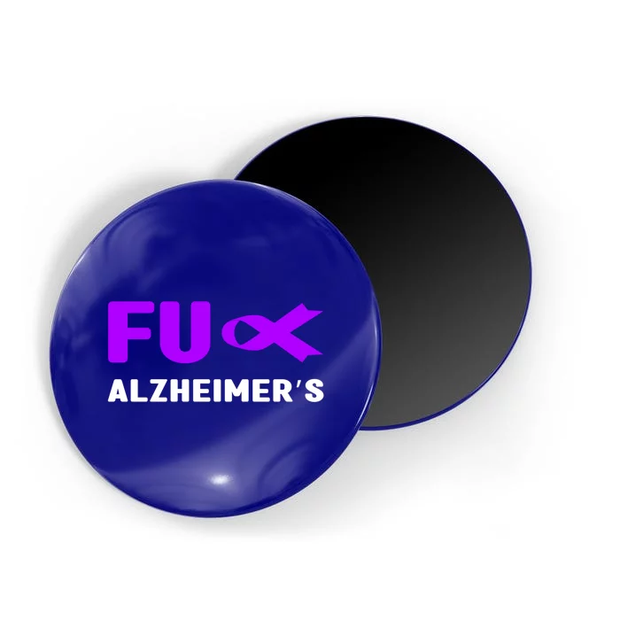 Fuck Alzheimer's Gift Fuck Detia Alzheimer's Awareness Gift Magnet