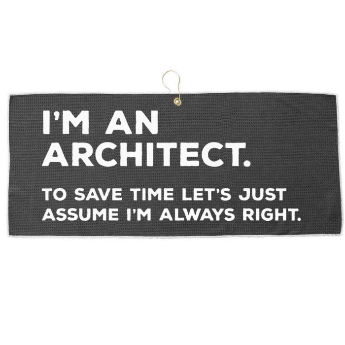 Funny Architect Gift for Architects Large Microfiber Waffle Golf Towel