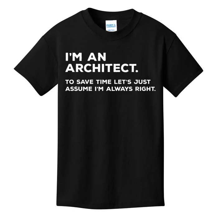 Funny Architect Gift for Architects Kids T-Shirt