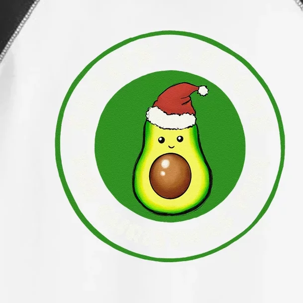 Funny Avocado Guac Christmas Pun Toddler Fine Jersey T-Shirt