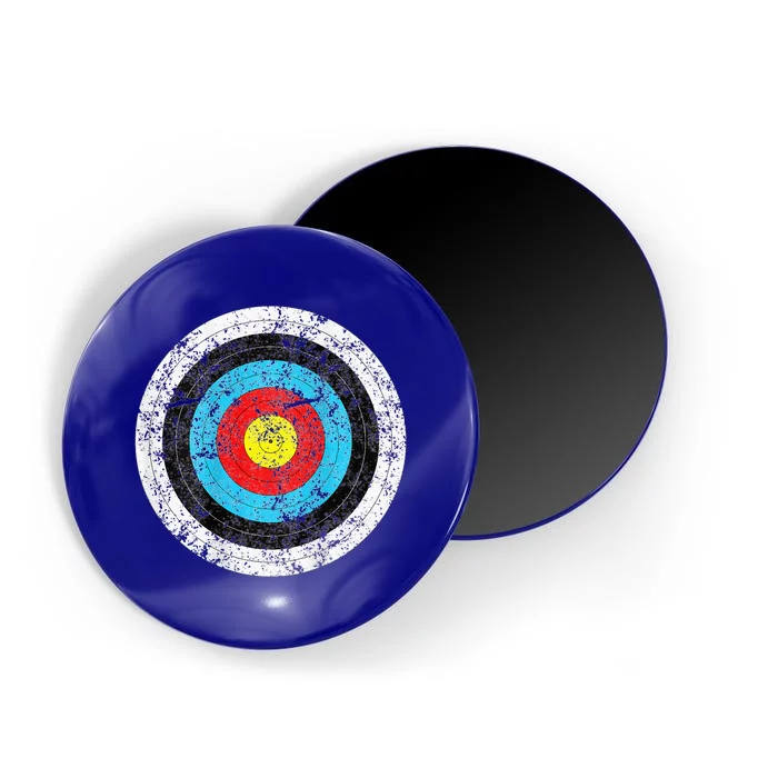 Funny Archery Gift For Archer Bullseye Target Magnet