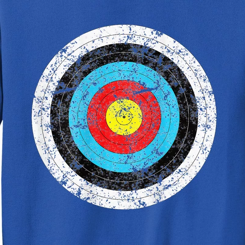 Funny Archery Gift For Archer Bullseye Target Tall Sweatshirt