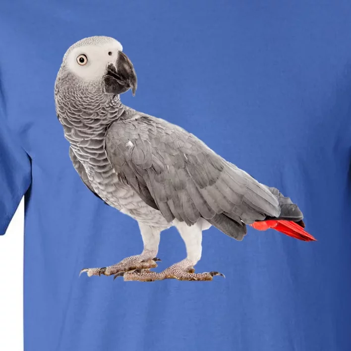 Funny African Grey Parrot Bird Gift Tall T-Shirt