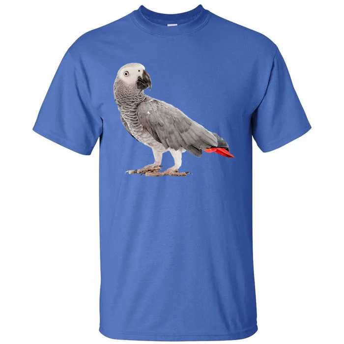 Funny African Grey Parrot Bird Gift Tall T-Shirt