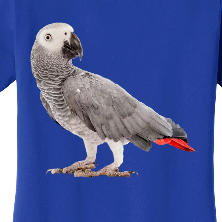 Funny African Grey Parrot Bird Gift Women's T-Shirt