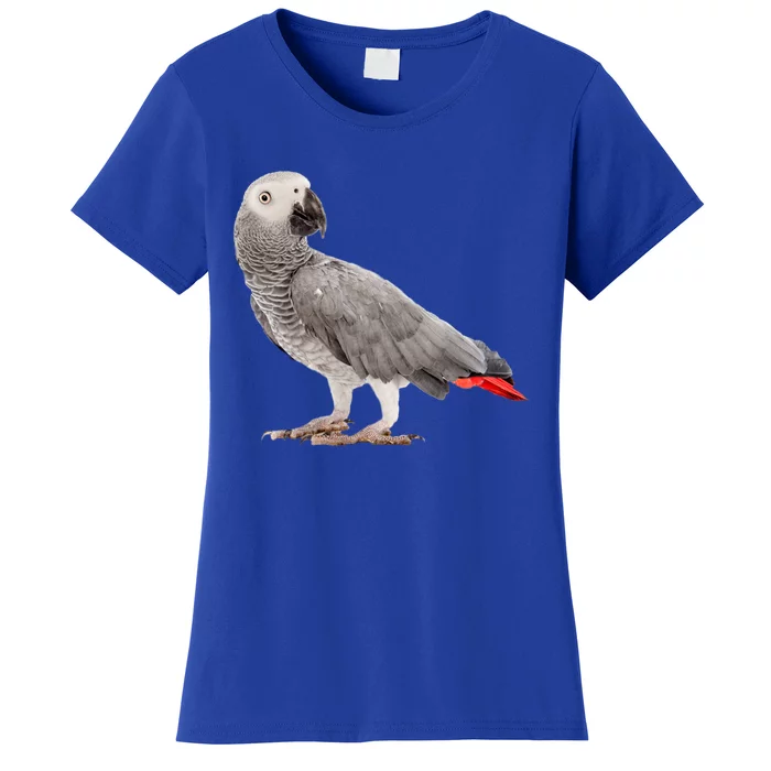 Funny African Grey Parrot Bird Gift Women's T-Shirt